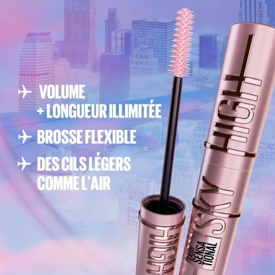 Mascara Maybelline New-York Sky High Pink Air, 7,2 ml Mascara Maybelline New-York Sky High Pink Air, 7,2 ml