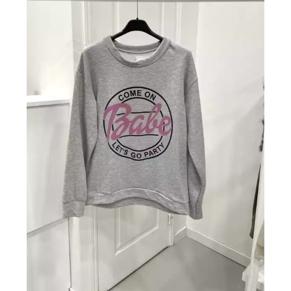 Sweat fashion “Babe” gris TU