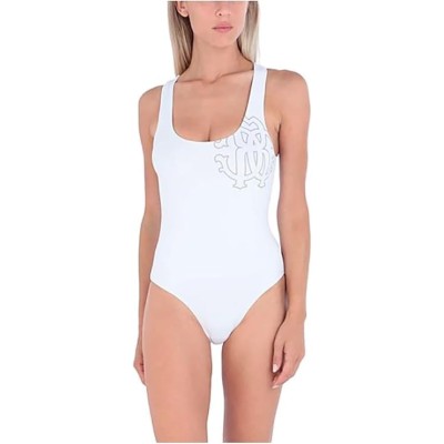 ROBERTO CAVALLI MAILLOT DE BAIN ENTIER BLANC ROBERTO CAVALLI MAILLOT DE BAIN ENTIER BLANC