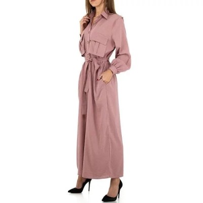Combinaison Femme taille haute ample rose – M/L