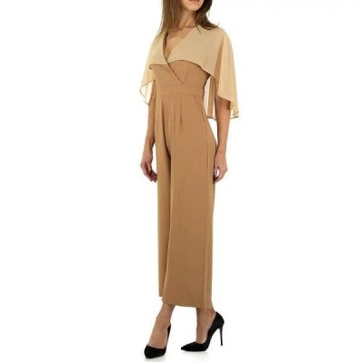 Combinaison Femme mousseline de soie beige – M