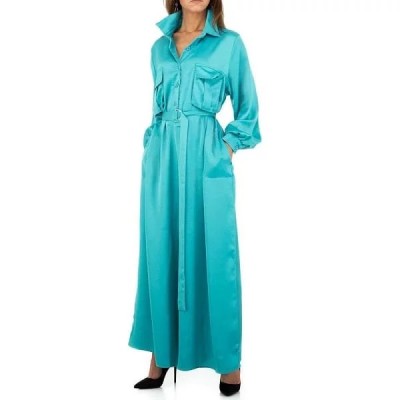 Combinaison Femme taille haute ample turquoise – L