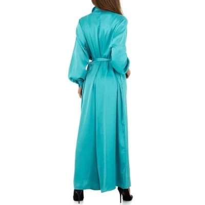 Combinaison Femme taille haute ample turquoise – M