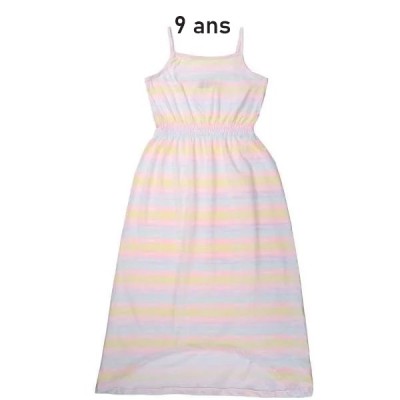 Robe enfant fine bretelle multi couleurs – 134