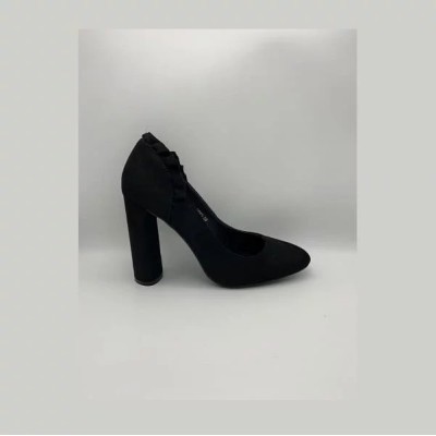 Escarpins talons carrés noir