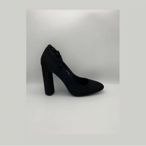 Escarpins talons carrés noir