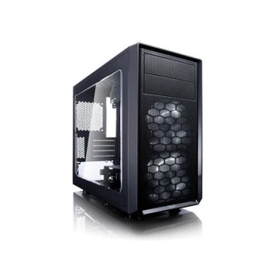 Boitier PC Fractal Design Focus G Mini Noir avec un coté transparent FD-CA-FOCUS-MINI-BK-W