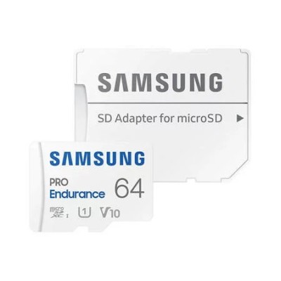 Carte mémoire Samsung Pro Endurance 64 Go + adaptateur MB-MJ64KA/EU Carte mémoire Samsung Pro Endurance 64 Go + adaptateur MB-MJ64KA/EU