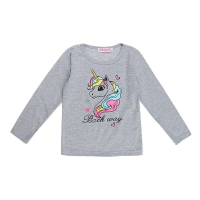 Ensemble enfant 3P sweat capuche licorne fushia