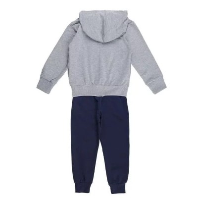 Ensemble enfant 3P sweat capuche arc en ciel licorne grey