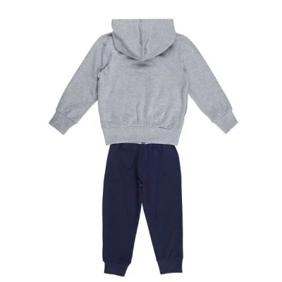 Ensemble Enfant 3P sweat capuche back way cat grey