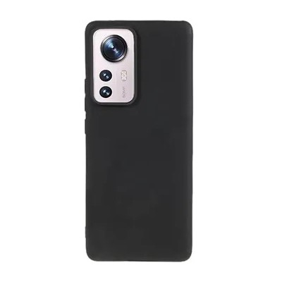 Coque Mate TPU pour Xiaomi 12 Lite noire Coque Mate TPU pour Xiaomi 12 Lite noire