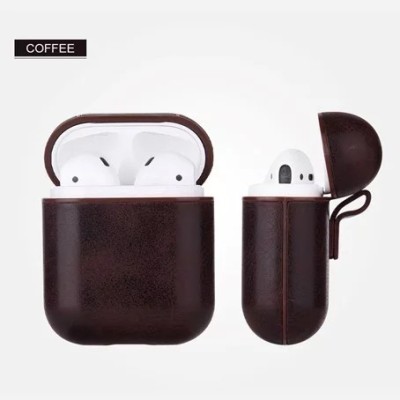 Housse de protection pour AirPods 1 & 2 design Coffee