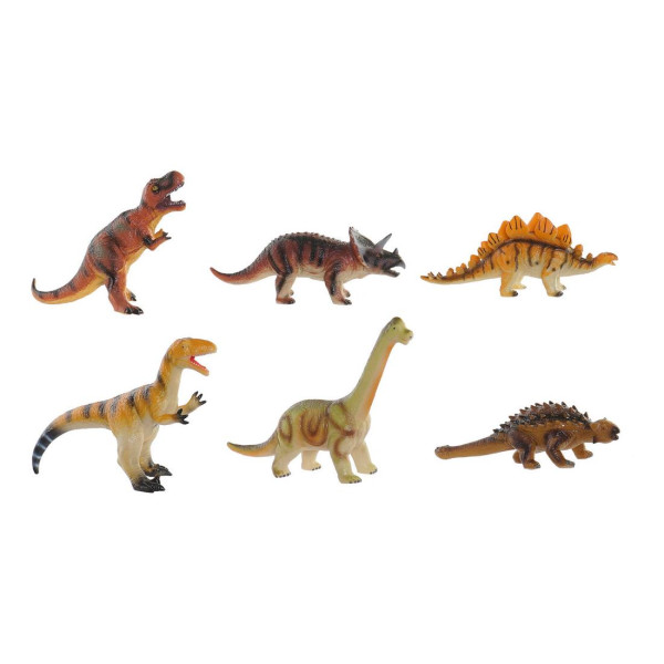 Dinosaure DKD Home Decor Moelleux Enfant (6 Pièces)