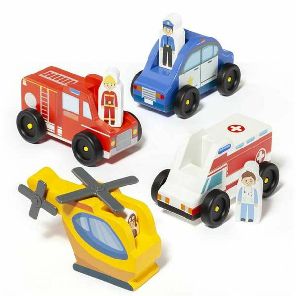 Ensemble de mini camionnettes Moltó Bois