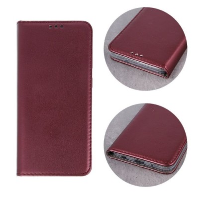 Etui Smart Magnetic pour Huawei P30 Lite bourgogne Etui Smart Magnetic pour Huawei P30 Lite bourgogne