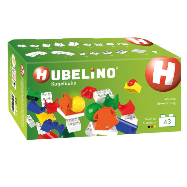 Hubelino Knikkerbaan Refill set Wissel, 43dlg.