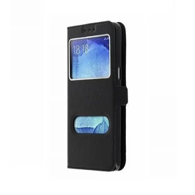 Etui clapet moka avec 2 fenêtres Huawei P30 pro