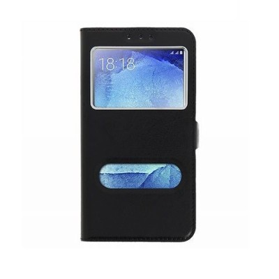 Etui clapet moka avec 2 fenêtres Huawei P30 lite