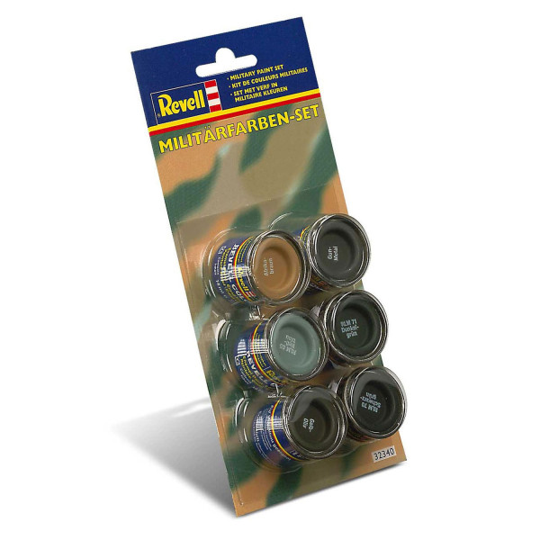 Revell Enamel Paint-Legerkleurenset
