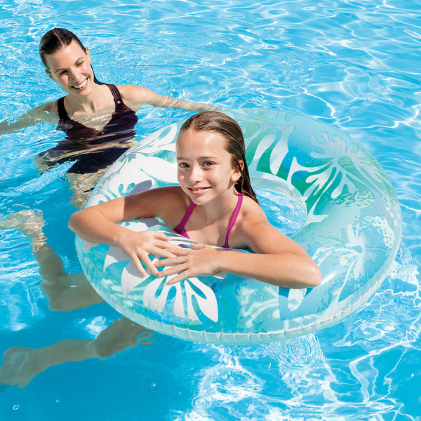 Bouée Gonflable Donut Intex 59251 Ø 91 cm Multicouleur