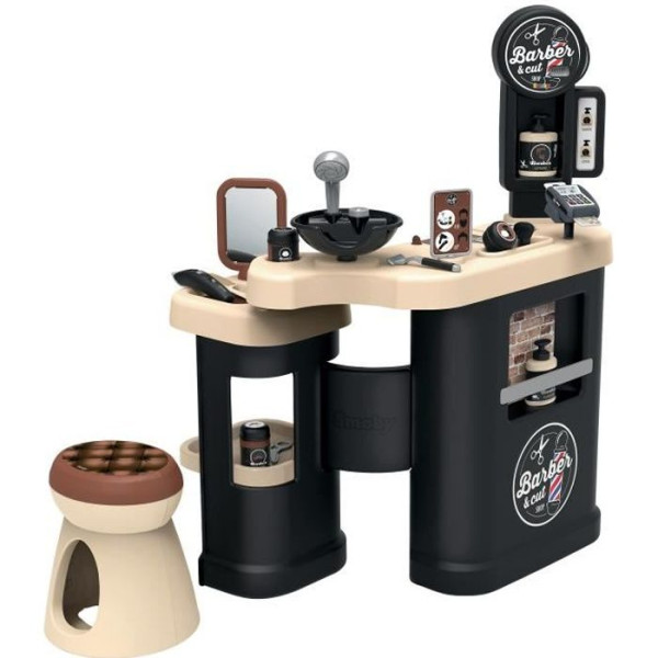 Smoby Barber  cut - Barber Shop - 19 accessoires inclus - des 3 ans