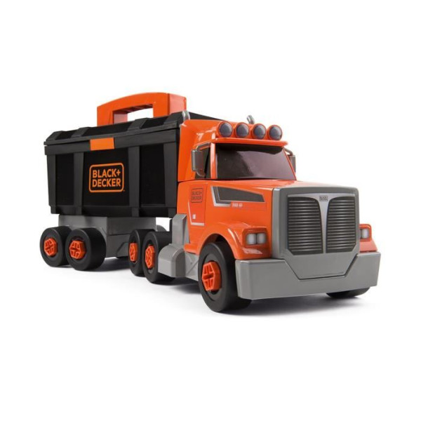 SMOBY Black  Decker Camion Bricolo 2 En 1 - 60 Accessoires