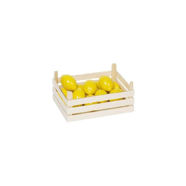Citrons dans une cagette