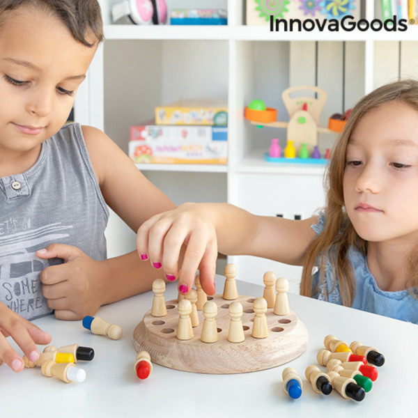 Jeux de mémoire en bois Taeda InnovaGoods 26 Pièces