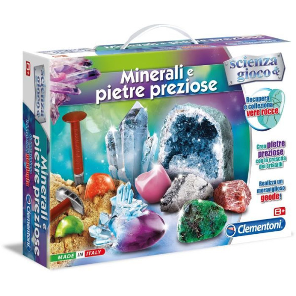 CLEMENTONI Science  Jeu - Cristaux et pierres précieuses - Jeu scientifique