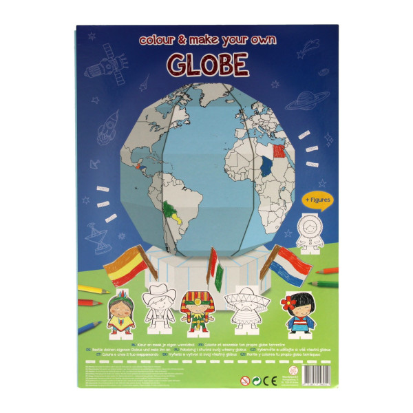 Wins Holland - Color and Make your own Globe KN246