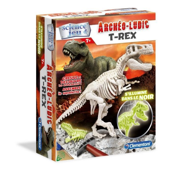 CLEMENTONI Archéo Ludic T-Rex Phosphorescent
