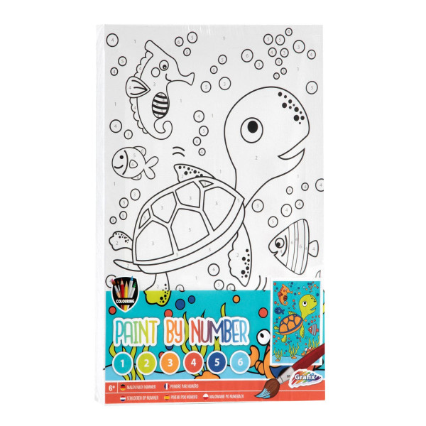 Creative Craft - Peinture par numéro Tortue150007