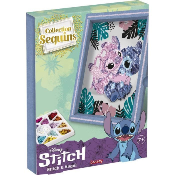 Jeu de création - LANSAY - Collection sequins - STITCH  ANGEL - Des 7 ans