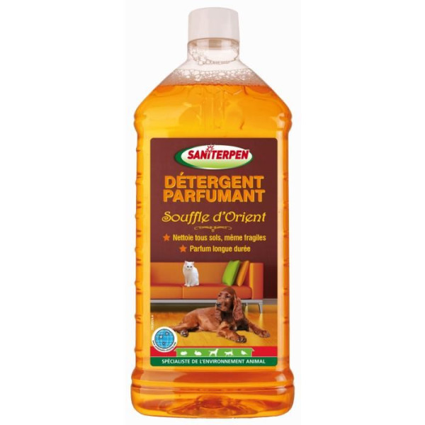 SANITERPEN Désinfectant nettoyant parfumant Orient - Pour tous types de sols - 1L