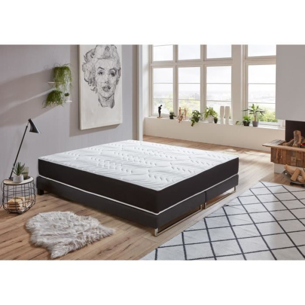 DORMIPUR Matelas 140x190 - Mousse mémoire de forme - 22 cm - Equilibré - V1080