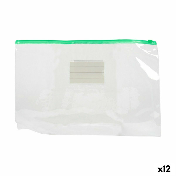Enveloppes Fermeture automatique Plastique A4 1 x 24 x 35,5 cm (12 Unités)