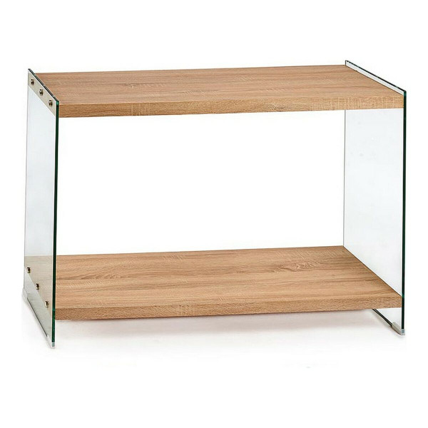 Meuble d'Entrée Verre Bois (40 x 76 x 120 cm)