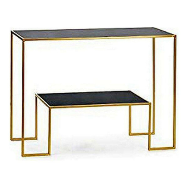 Meuble d'Entrée Noir Métal (112 x 77 x 33 cm)