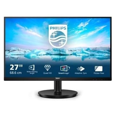 Ecran PC Philips 275V8LA/00 wled Quad HD 27″ Led va Flicker Free