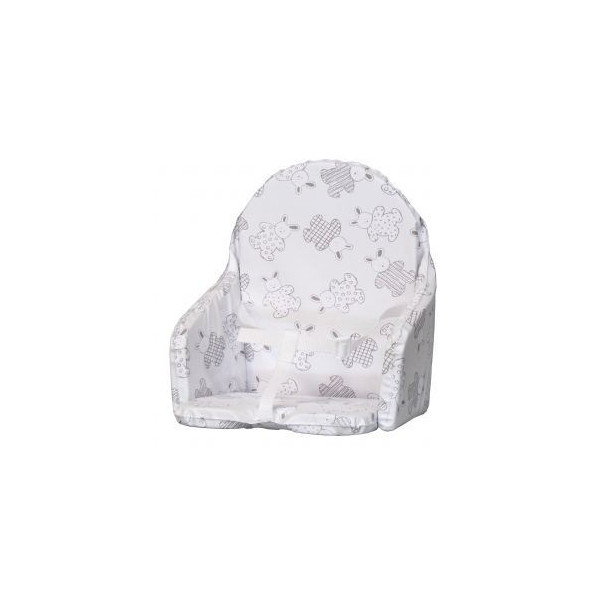 Looping Coussin Chaise Haute Sangles Lapin Pyjama