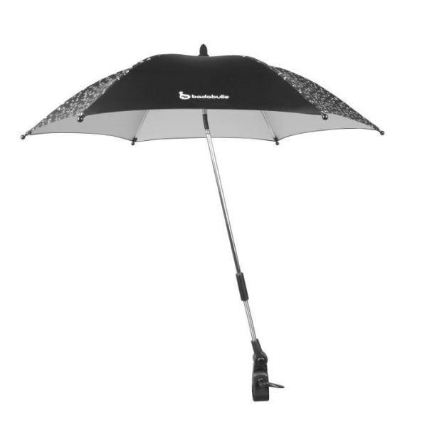BADABULLE Ombrelle Universelle Noire Anti UV 50 pour Poussette