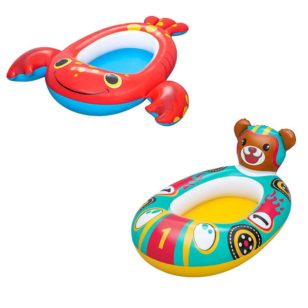 Bestway Bateau Gonflable Enfant Renard 94x66 cm 3 Ans Plage et Piscine 34168