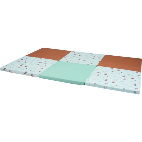 Maxi Tapis Malin TINEO Little Farmer - Multifonction 4 en 1 et évolutif - Tapis de jeu ou tapis d'éveil