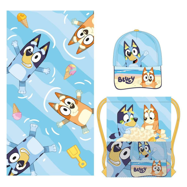 Serviette de toilette Bluey Bleu 33 x 27 x 7 cm