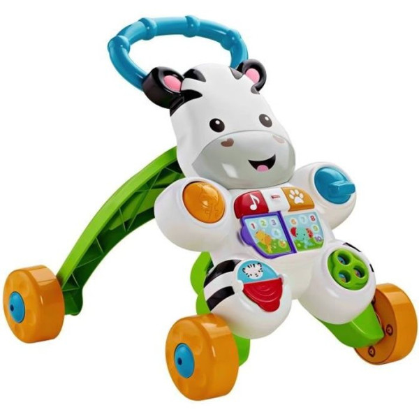 Fisher-Price - Mon Trotteur Zebre Parlant - Trotteur bébé  - 6 mois et  DLD96