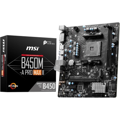 Carte Mère MSI B450M PRO MAX II AMD AM4