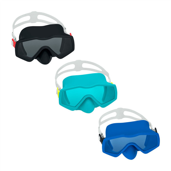 Bestway Masque de Plongée Junior Sangle Anatomique Couleur Assortie 7 Ans Plage et Piscine 22049