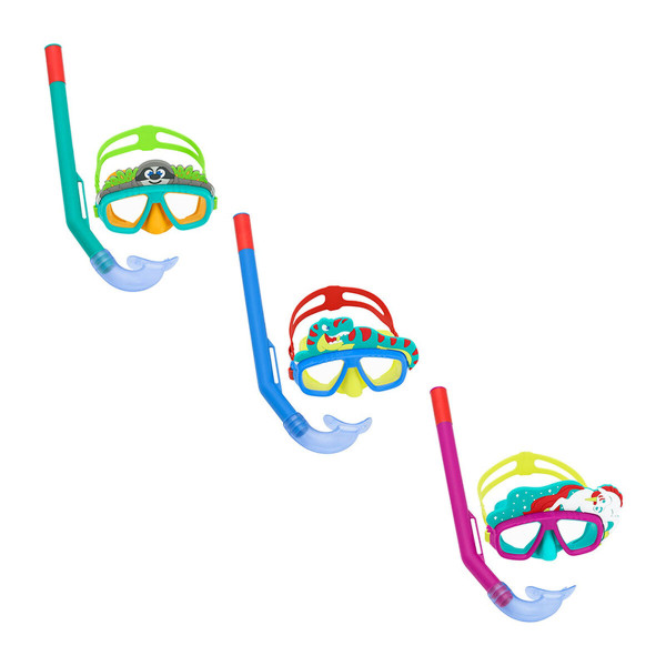 Bestway Ensemble Masque et Tube Adulte Valve de Purge Couleur Assorti 14 ans Plage et Piscine 24053