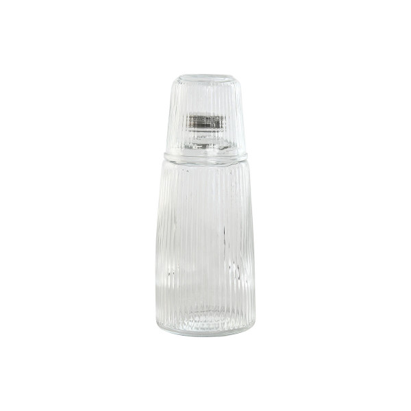 Bouteille d'eau Home ESPRIT Transparent Verre 240 ml 1 L